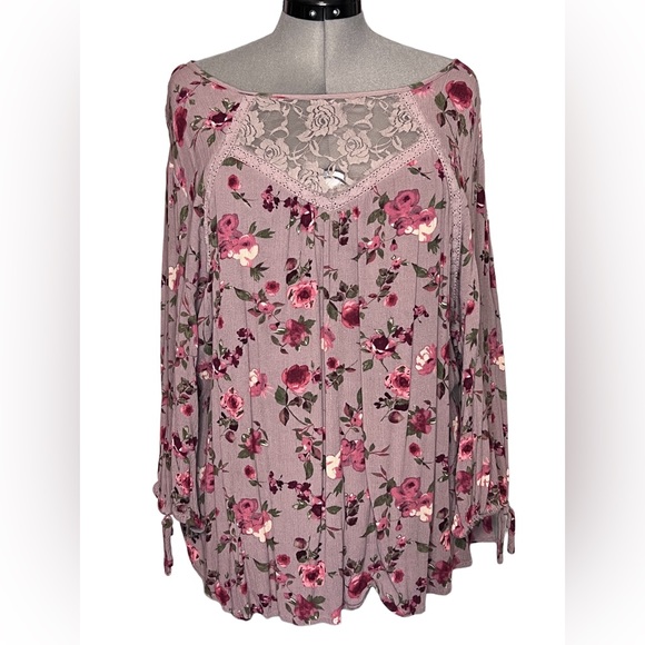 Warehouse One Floral Blouse - Picture 1 of 6